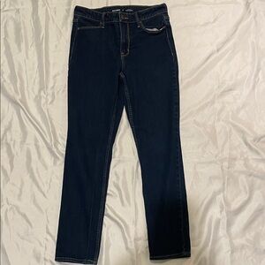 Old Navy Women's Deep Indigo Straight Leg Jeans